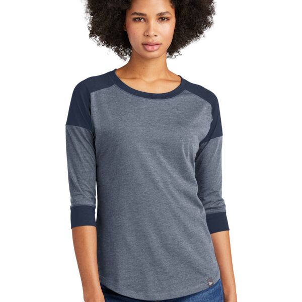 Women's Heritage Blend 3/4 Sleeve Baseball Raglan Tee Thumbnail